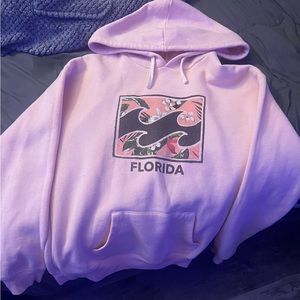 Soft Pink Billa Bong Women’s Hoodie with Logo, size Small